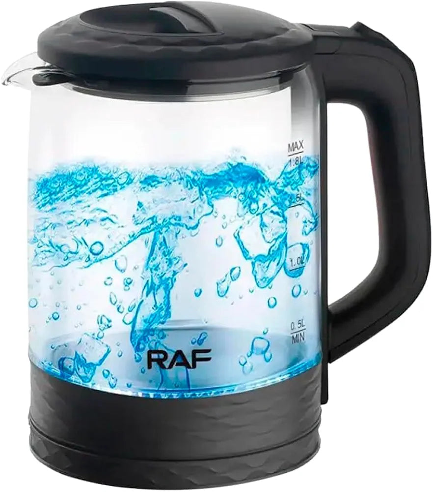 Raf Glass Kettle, 1350 Watts, 1.8 Lit