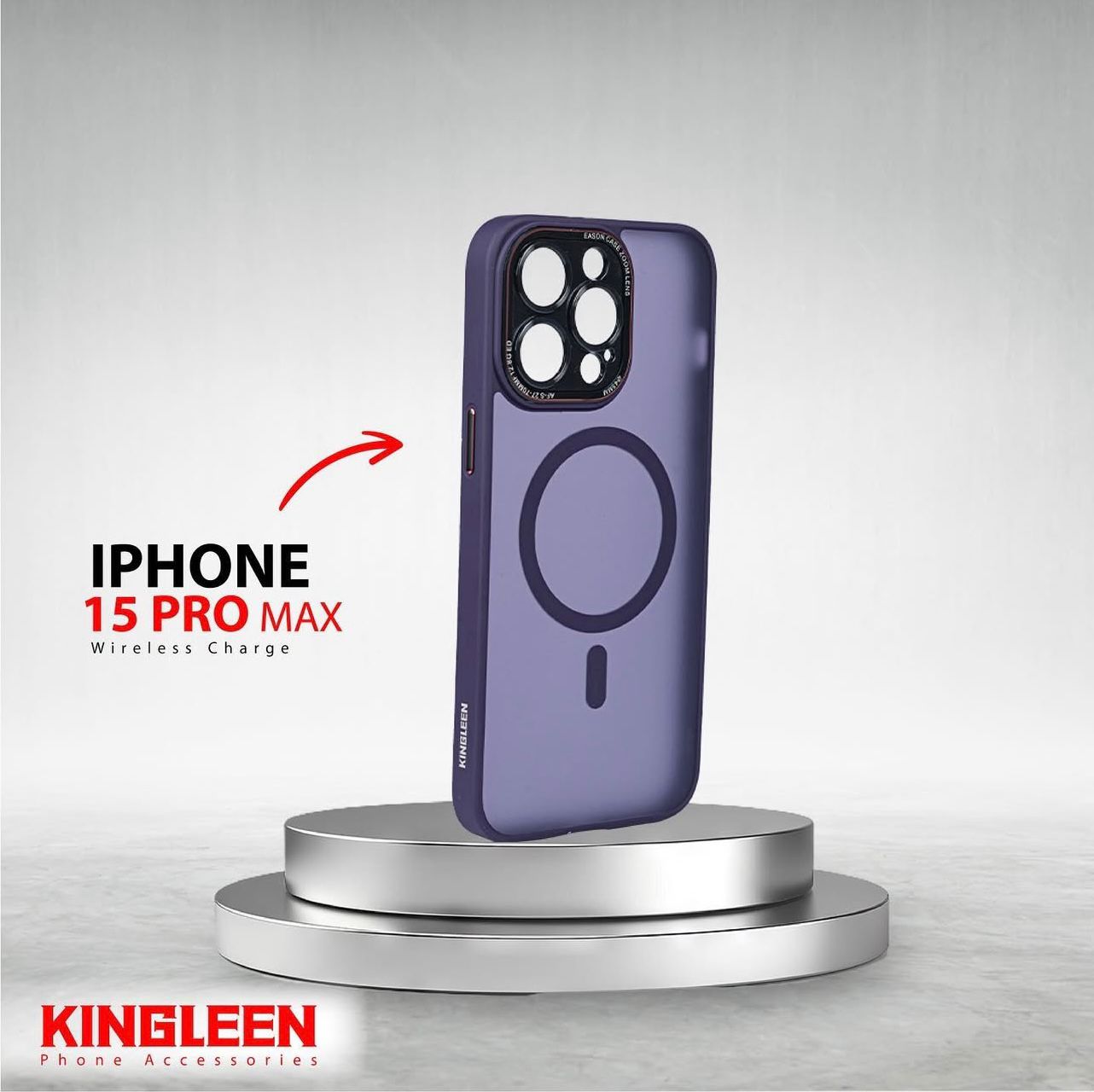 King Leen Cover iPhone 15ProMax, Black Camera, Multicolour King Leen Cover iPhone 15ProMax, Black Camera, Multicolour