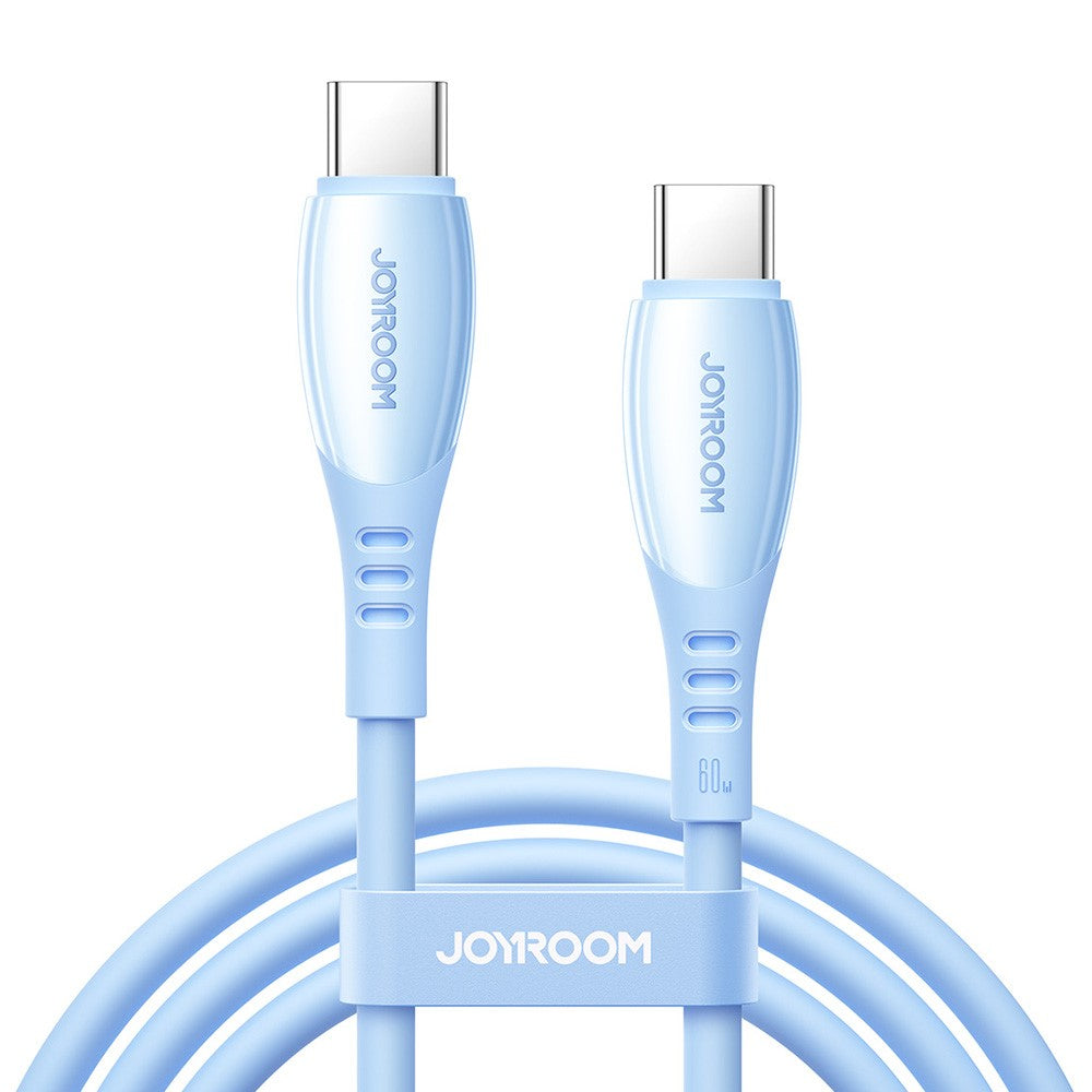 كابل Joyroom SA59 Series تايب سي إلى تايب سي أزرق - شحن ومزامنة فائقة
