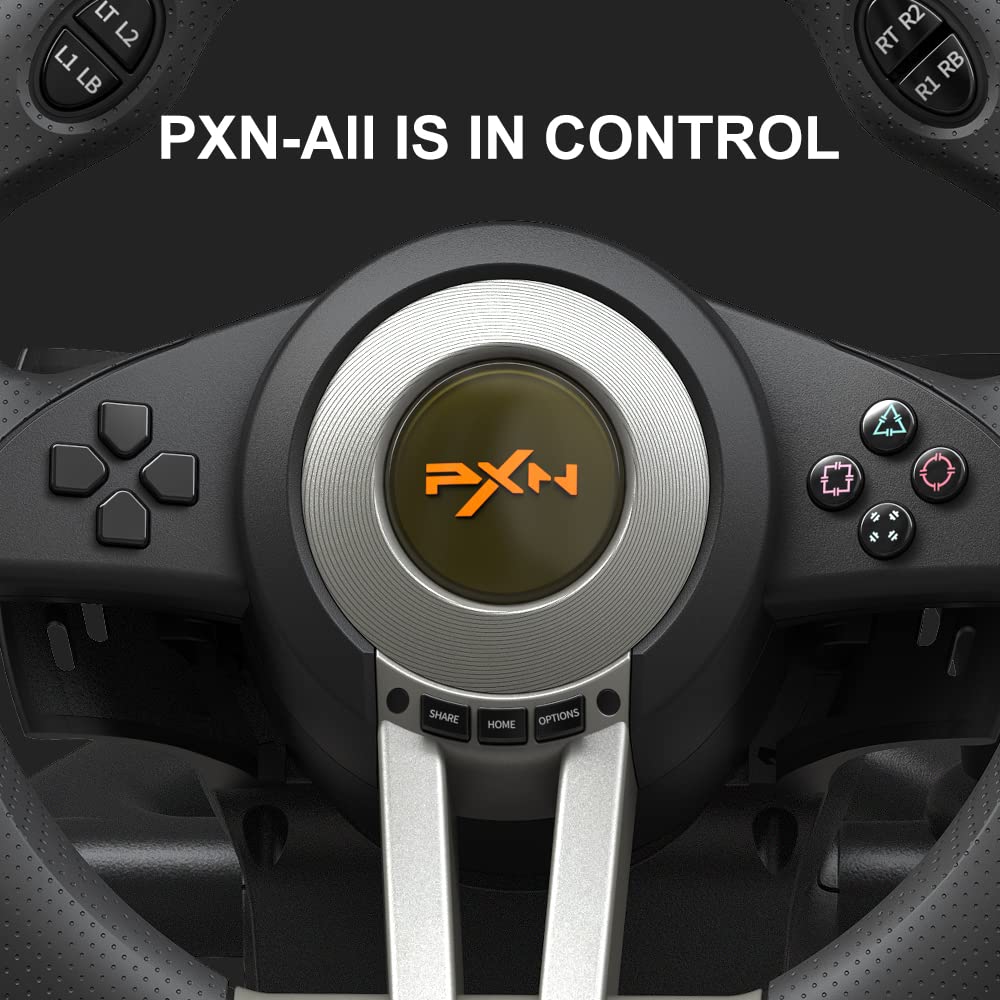 PXN V3 Steering Wheel, Black