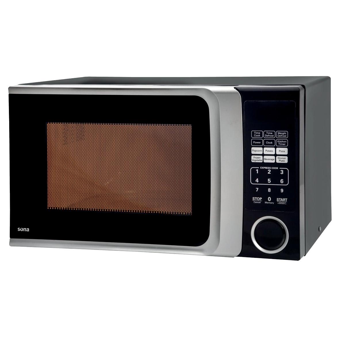 Sona Microwave Oven, 25Lit, 900Watts, Black