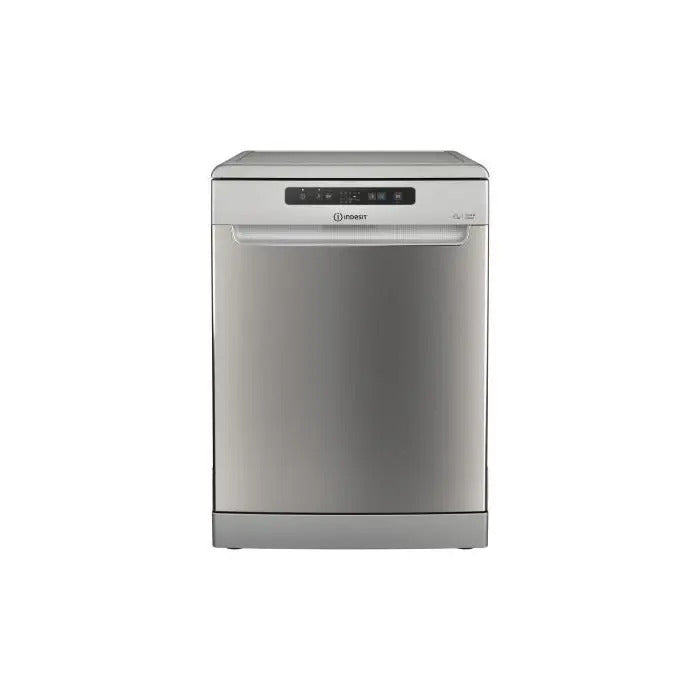 Indesit Free Stand Dishwasher A+, 13Setsm 7Programs, PUSH&GO, Steel