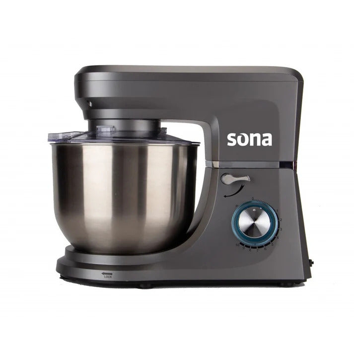 Sona Stand Mixer, 6.5Lit, 1300Watts, Silver