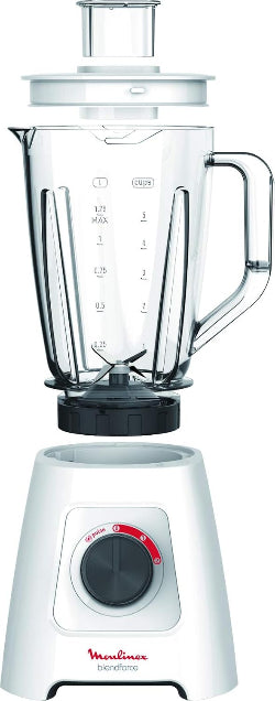 Moulinex Blend force Blender, 2Lit, 600Watts, White Moulinex Blend force Blender, 2Lit, 600Watts, White