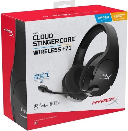 HyperX Cloud Stinger Core Wireless Gaming Headset Gaming, Grade 2.4Ghz Wireless