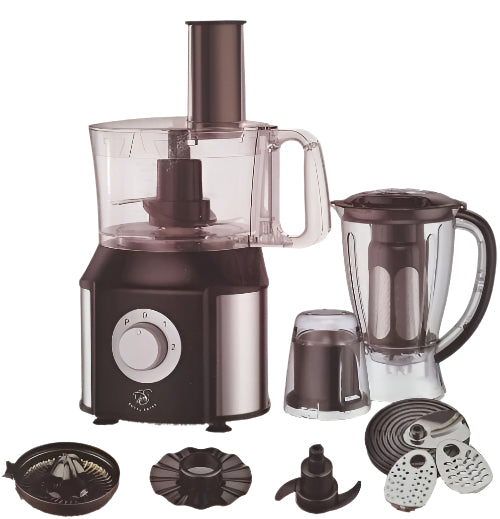 Stork Food Processor 6 In 1 Function, 550Watts, Black