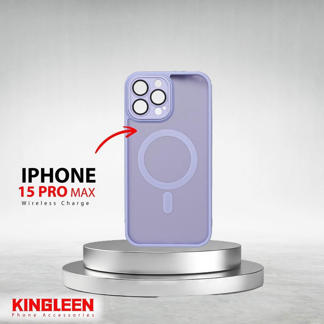 King Leen Cover Iphone 15ProMax, Close Camera, MultiColor