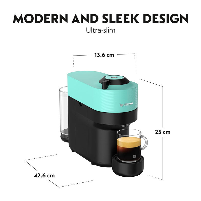 Nespresso Coffee Maker Machine - Vertuo Pop Aqua