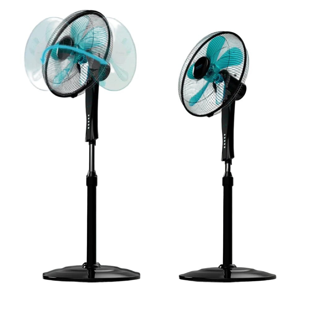 Cecotec Stand Fan, 16Inch, 3Blades, 50Watts, Black
