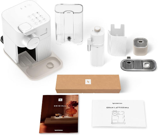 Nespresso Coffee Maker Machine - Gran Lattissima White