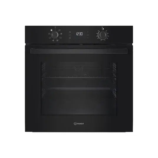 Indesit Built in Oven A, 60*60Cm, Black Indesit Built in Oven A, 60*60Cm, Black