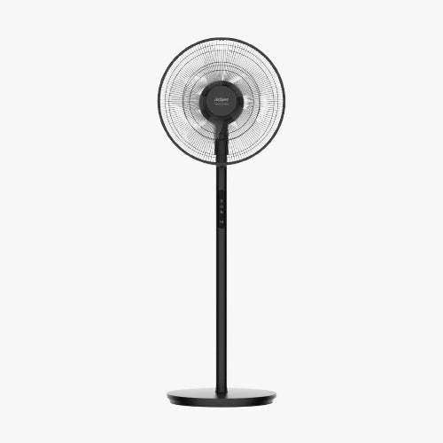 Arzum Stand Fan with Remote Control, 16Inch, 5Blades, 60Watts, Black