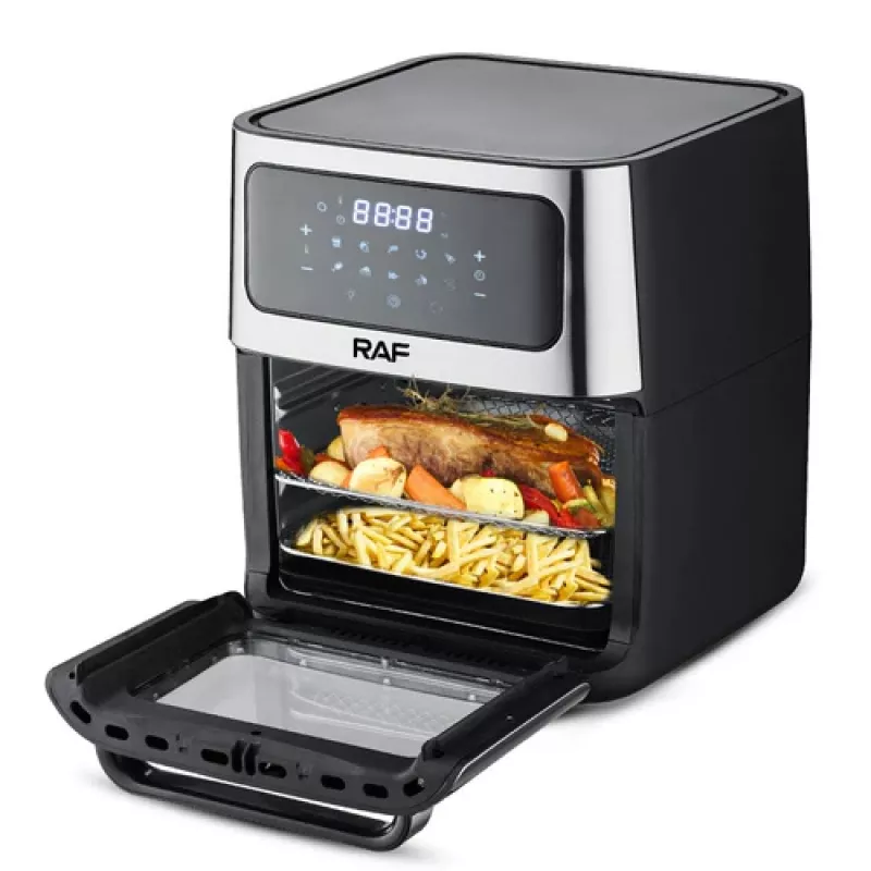Raf Air Fryer, Temperature 80 To 200C, 14Lit, 1800Watts, Black