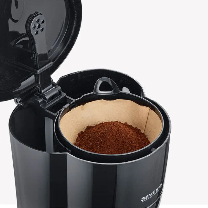 Severin American Coffee Maker, 1.25Lit, 10Cups, 900Watts, Black