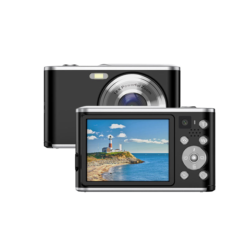 SHT Compact Digital Camera, 48MP, 16X Digital Zoom, Black SHT Compact Digital Camera, 48MP, 16X Digital Zoom, Black