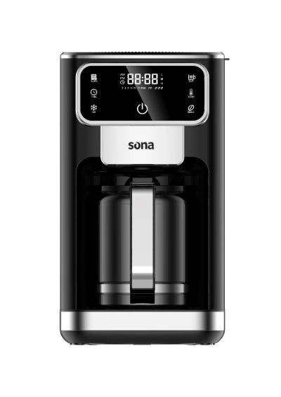 Sona American Coffee Maker, 1.8Lit, 1100Watts, Black