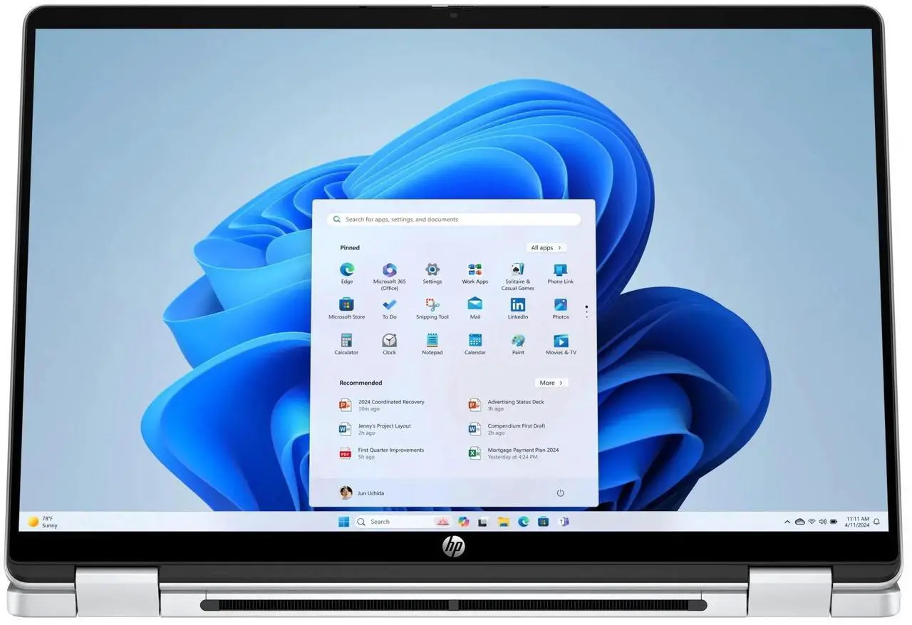 HP Omni Book 5 Flip Core 5-120U, 16GB DDR5 & 512GB SSD, 14Inch, Win11
