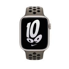 MPH73ZM/A/Apple 45mm Olive Grey/Black Nike Sport Band Black / Device / 45MM