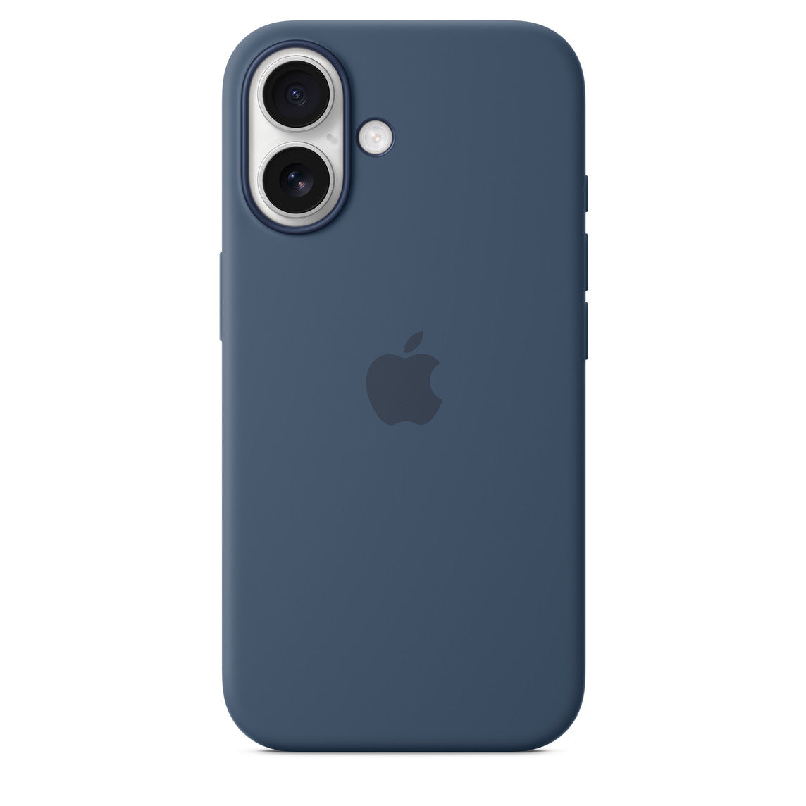 Iphone 16 Silicone Case with Mag Safe, Denim