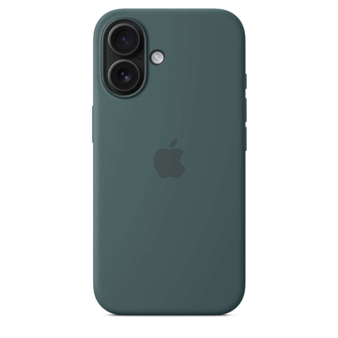 Iphone 16 Silicone Case with Mag Safe, Lake Green