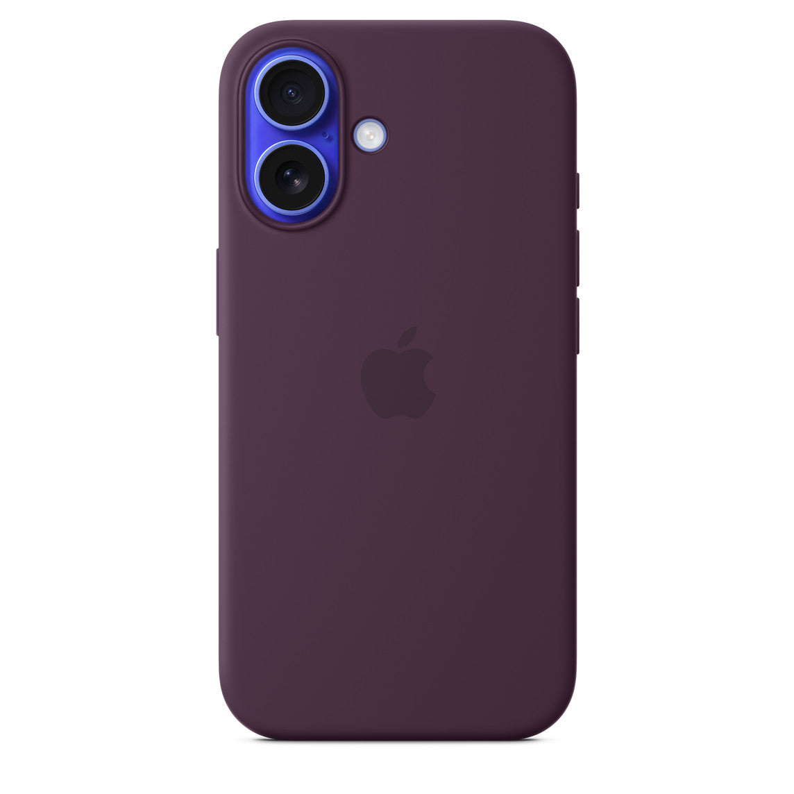 iPhone 16 Silicone Case with Mag Safe, Plum iPhone 16 Silicone Case with Mag Safe, Plum