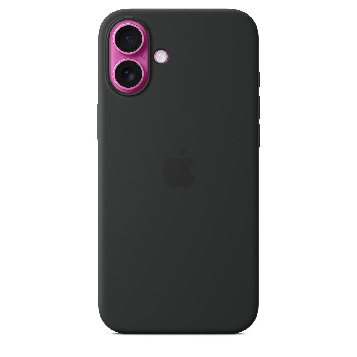 Iphone 16 Plus Silicone Case with Mag Safe, Black