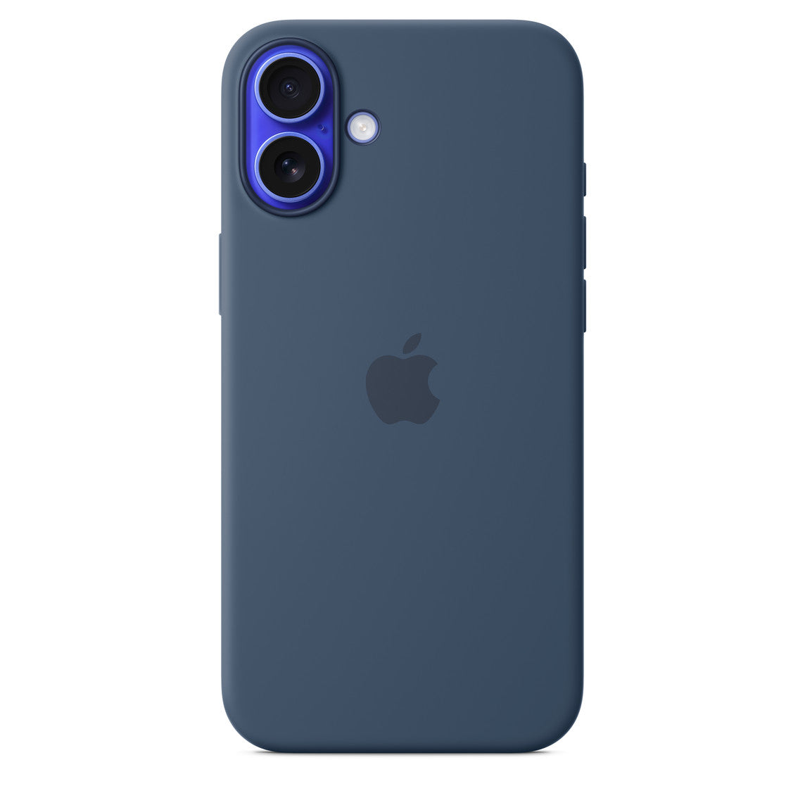 Iphone 16 Plus Silicone Case with MagSafe, Denim