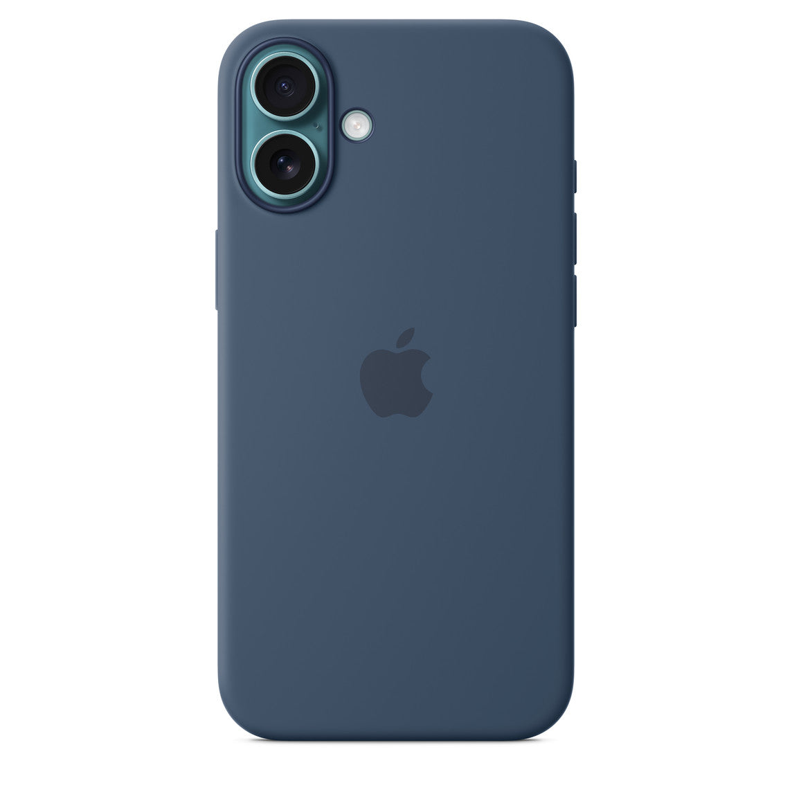 Iphone 16 Plus Silicone Case with MagSafe, Denim