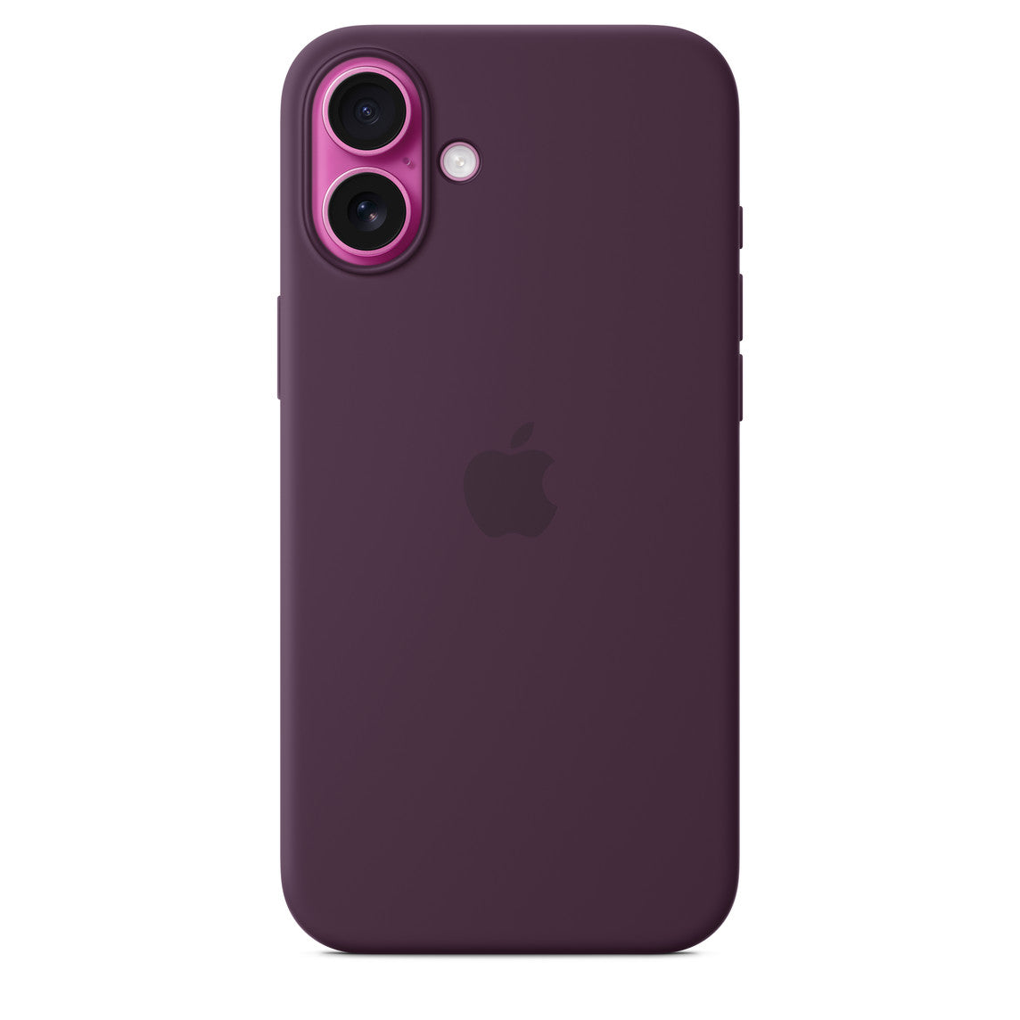 Iphone 16 Plus Silicone Case with Mag Safe, Plum