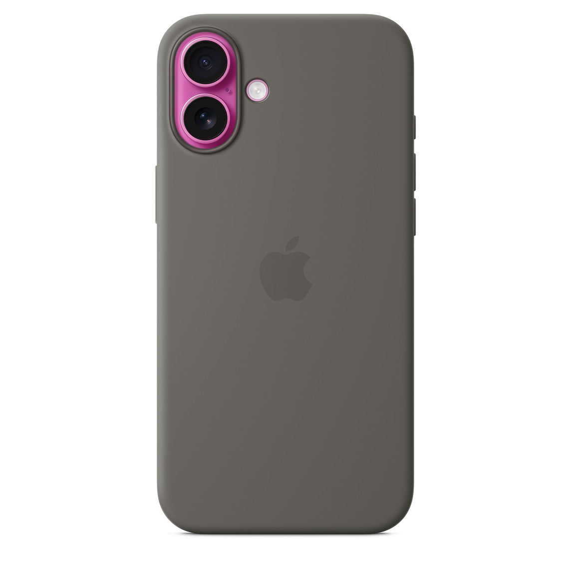 Iphone 16 Plus Silicone Case with MagSafe, Stone Gray