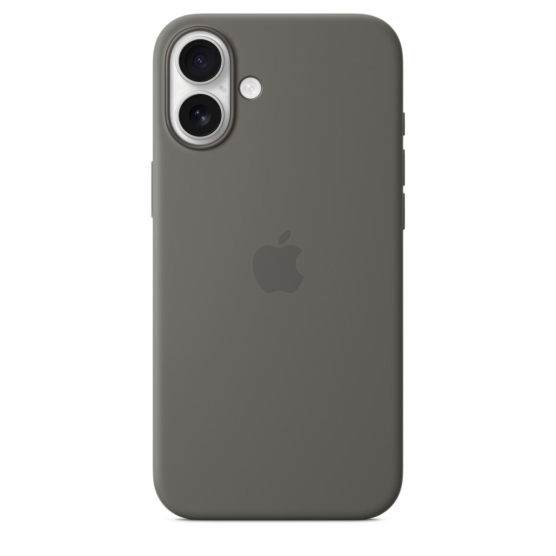 Iphone 16 Plus Silicone Case with MagSafe, Stone Gray