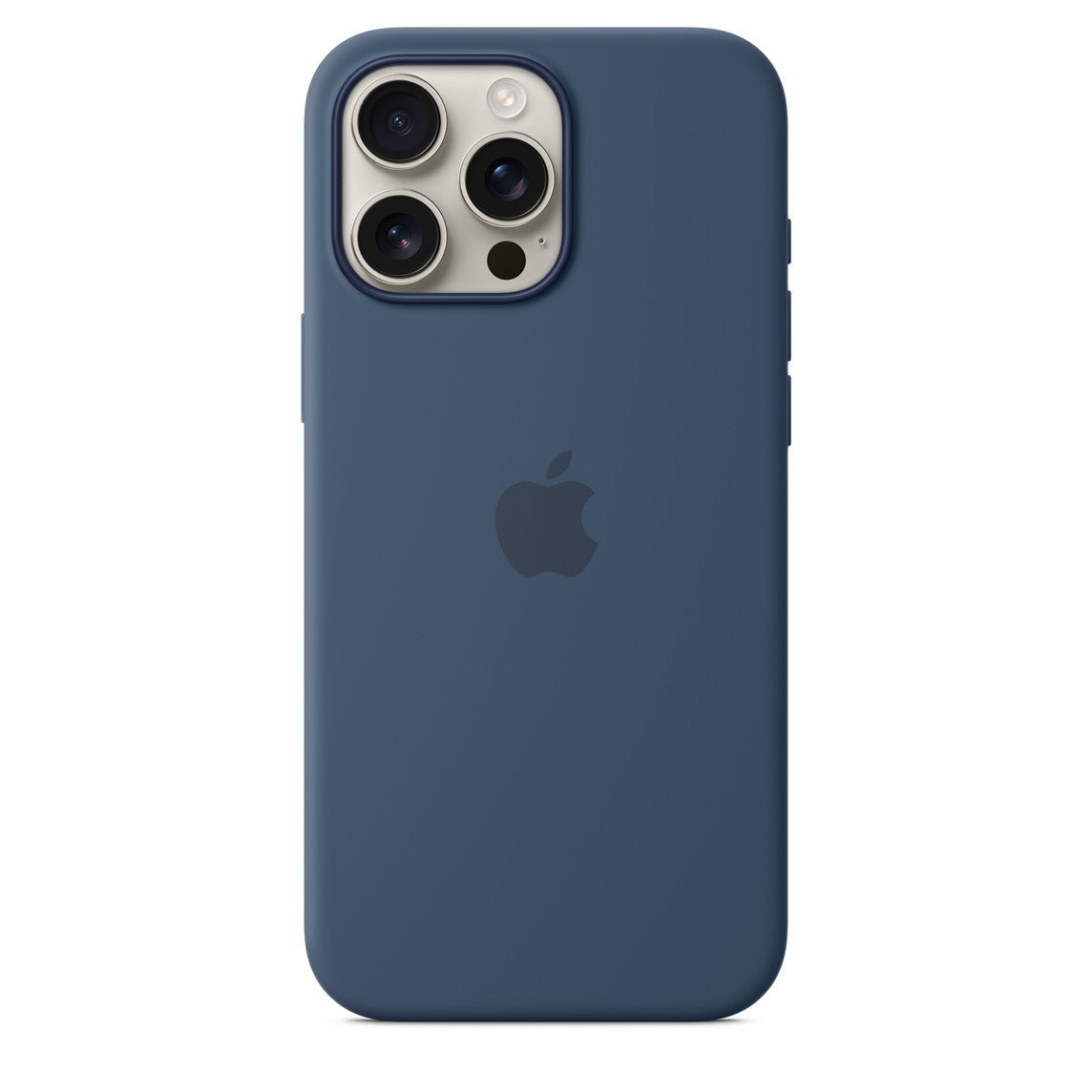 Iphone 16 Pro Max Silicone Case with Mag Safe, Denim