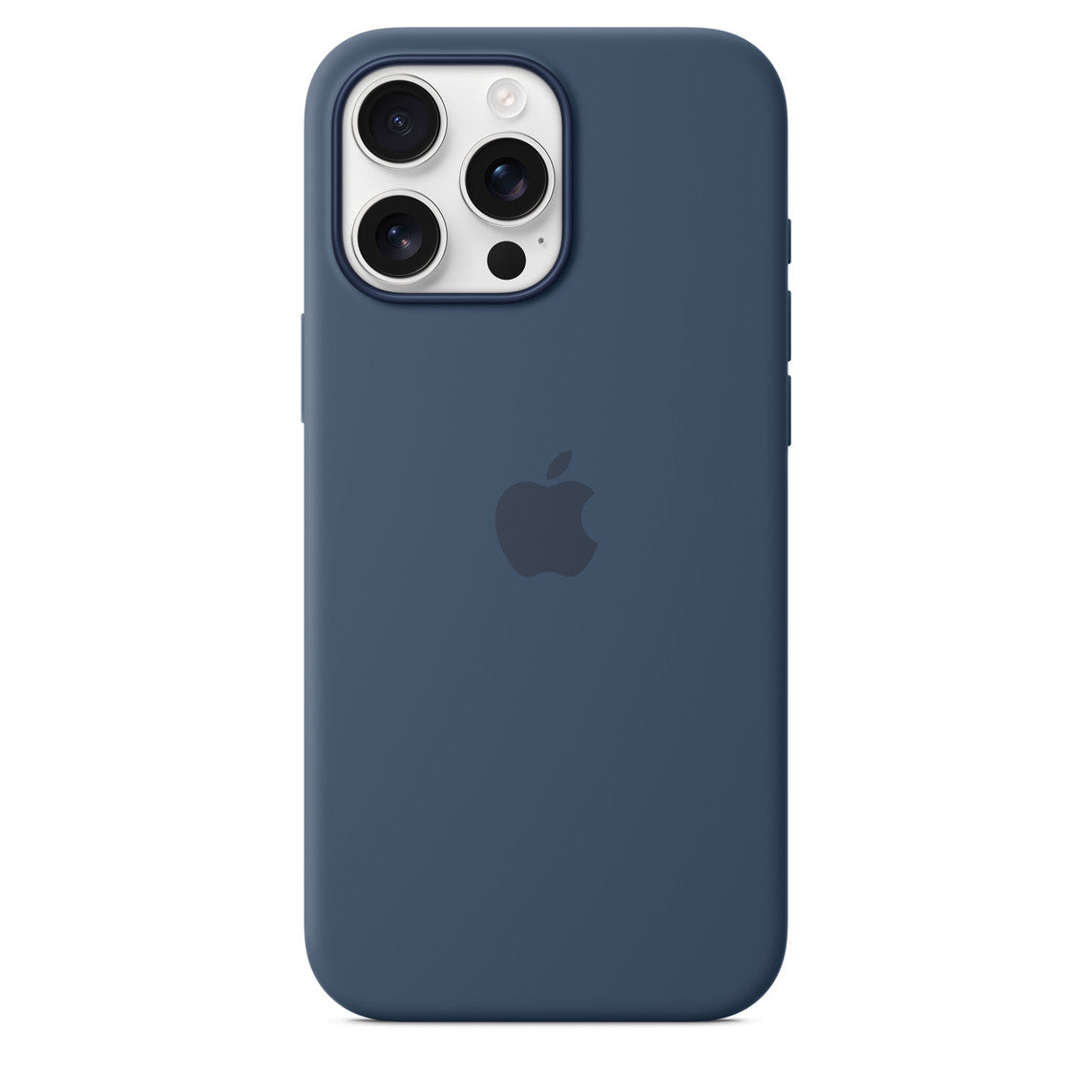 Iphone 16 Pro Max Silicone Case with Mag Safe, Denim