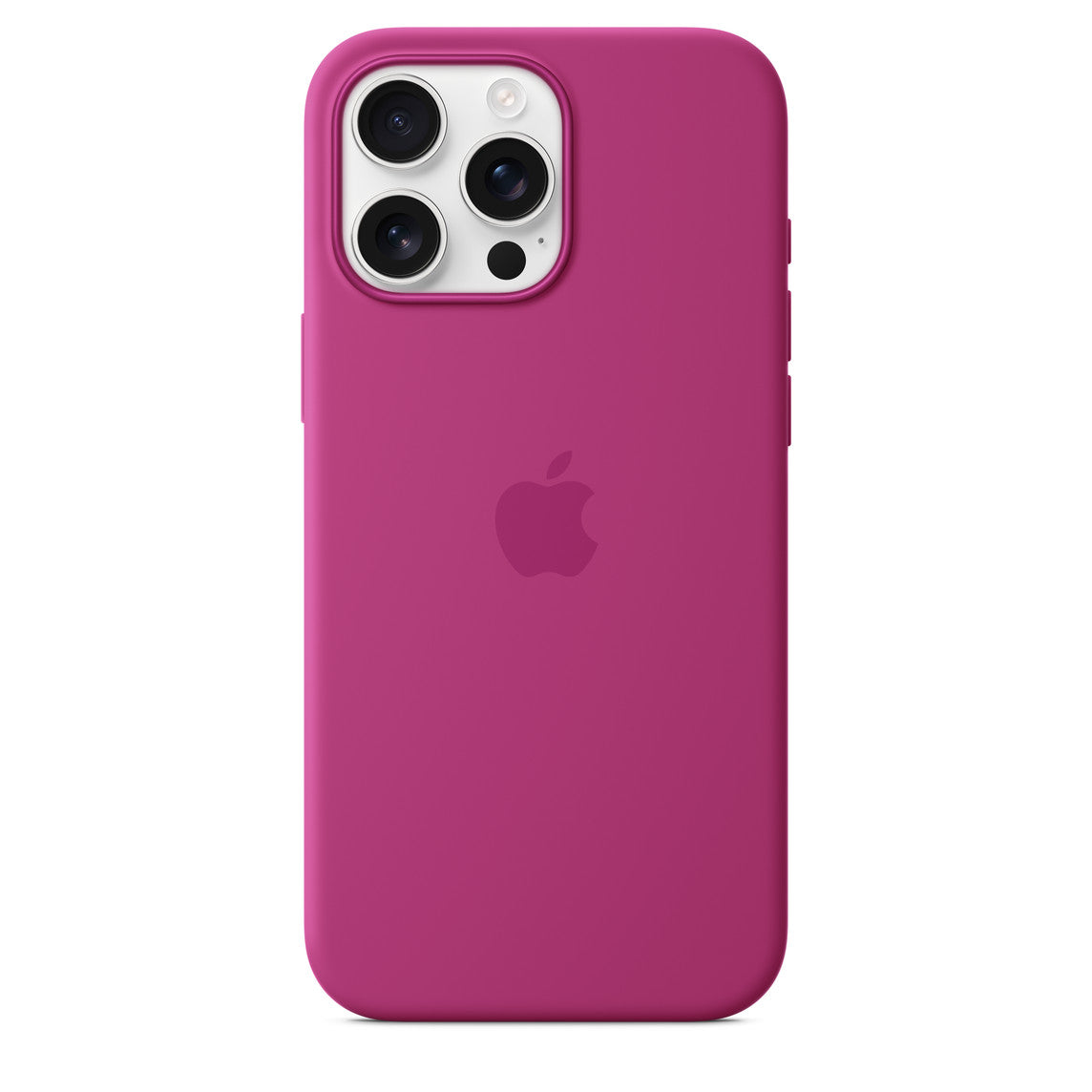 Iphone 16 Pro Max Silicone Case with Mag Safe, Fuchsia