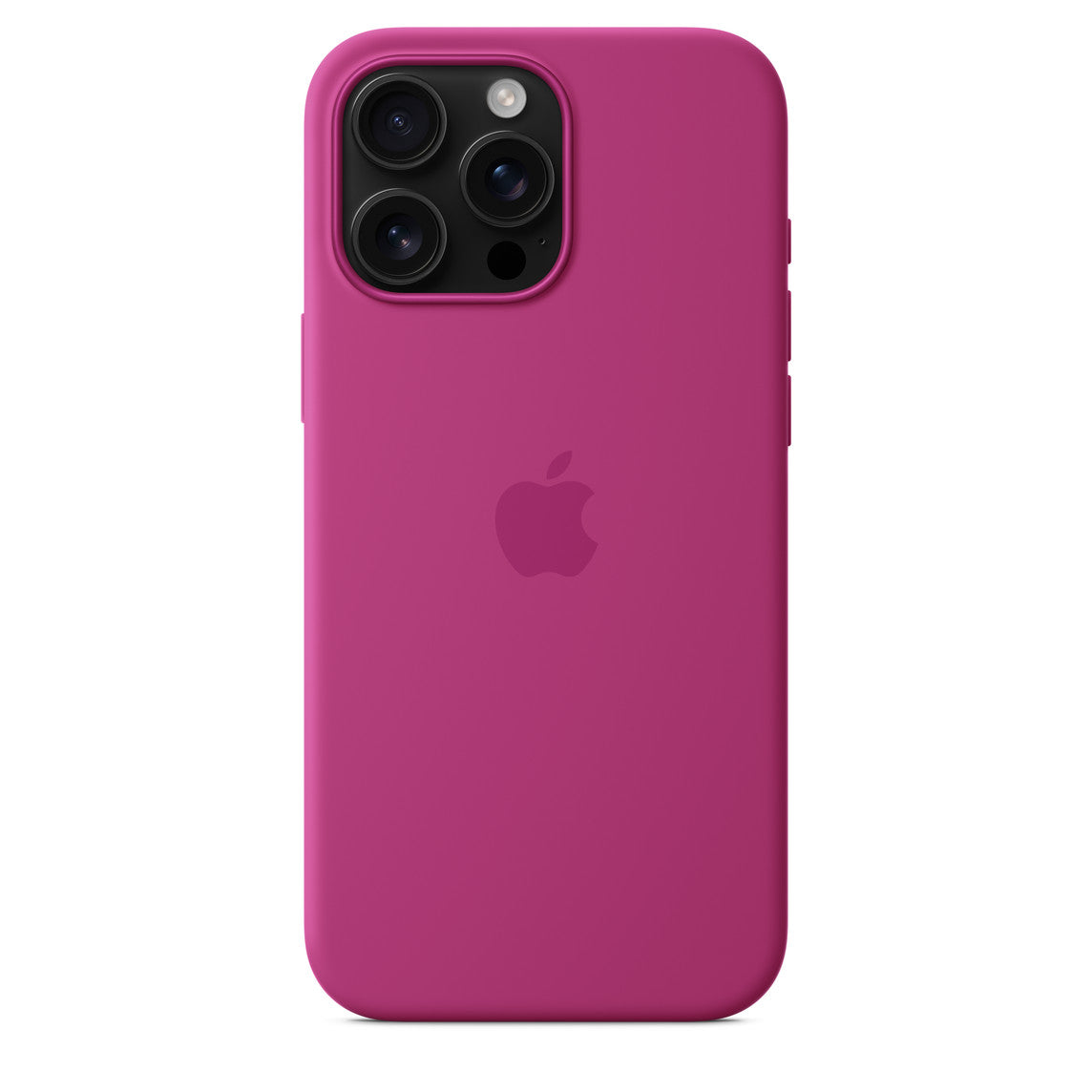 Iphone 16 Pro Max Silicone Case with Mag Safe, Fuchsia