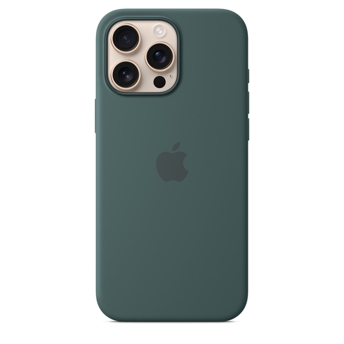 Iphone 16 Pro Max Silicone Case with Mag Safe, Lake Green