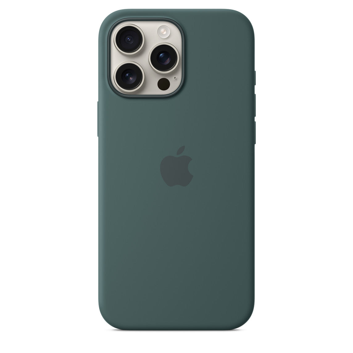 Iphone 16 Pro Max Silicone Case with Mag Safe, Lake Green