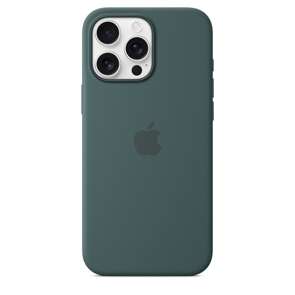 Iphone 16 Pro Max Silicone Case with Mag Safe, Lake Green