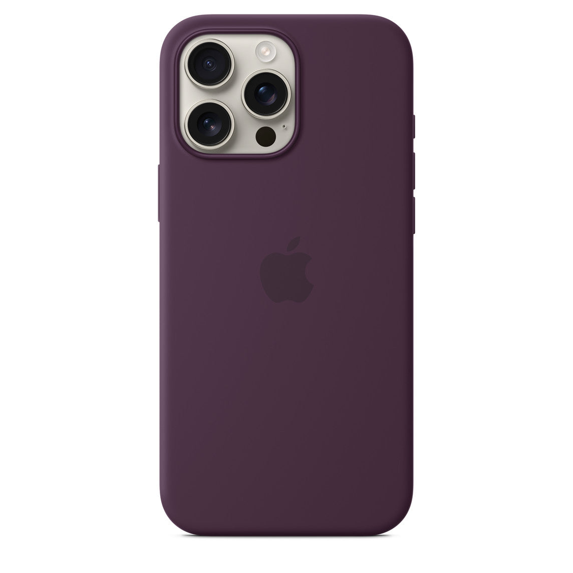 Iphone 16 Pro Max Silicone Case with Mag Safe, Plum