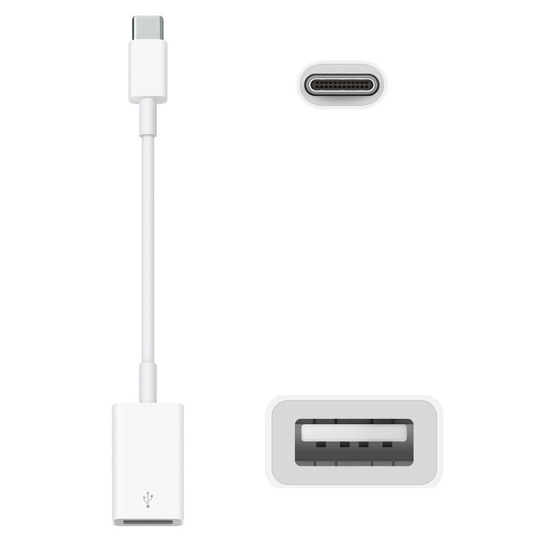 MJ1M2ZM/A/APPLE USB-C to USB Adapter White / Device / -