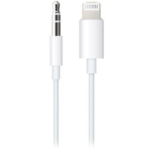 MXK22ZM/A/APPLE Lightning to 3.5 mm Audio Cable (1.2m) - White White / Device / 3.5MM