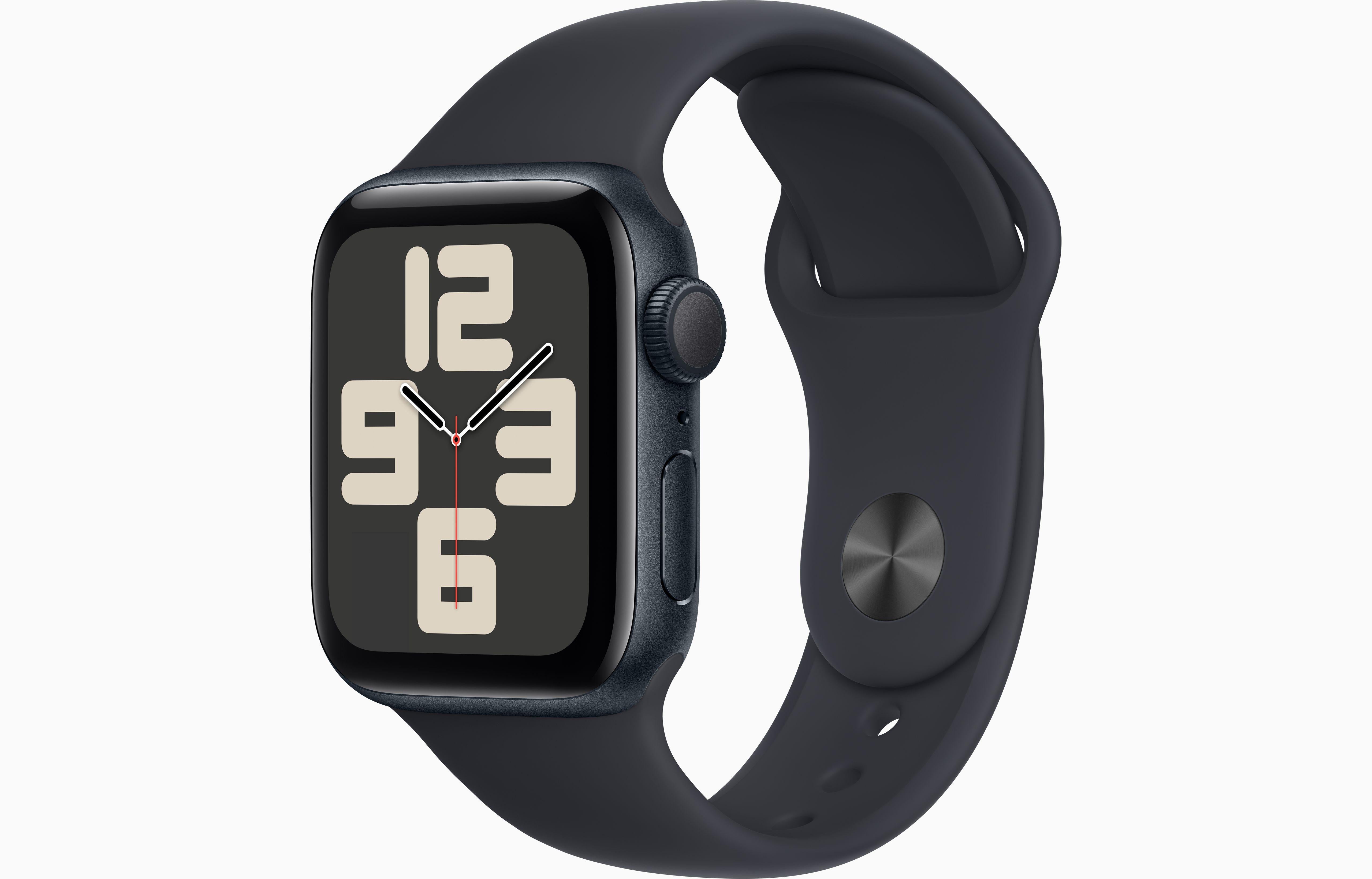 MNJT3AE/A/Apple Watch SE GPS 40mm Midnight Aluminium Case with Midnight Sport Band - Regular Midnight / Device / 40MM