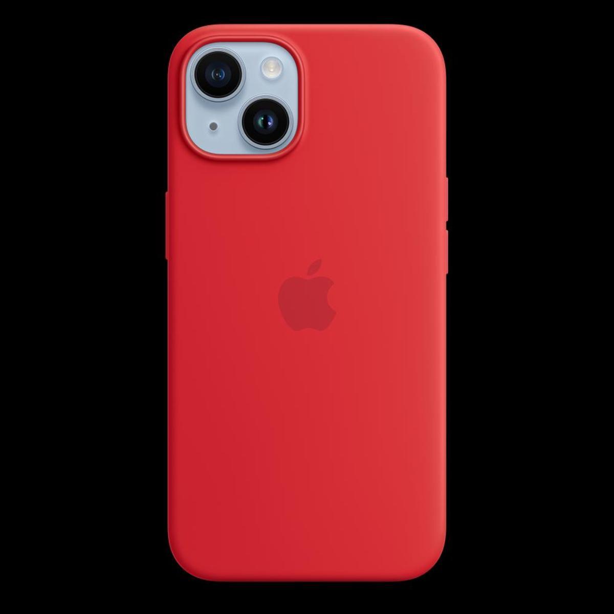 MPRW3ZM/A / Apple iPhone 14 Silicone Case with MagSafe - (PRODUCT)RED APPLE / RED