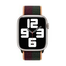 ML323ZM/A/Apple 45mm Dark Cherry/Forest Green Sport Loop - Regular Green / Device / 45MM