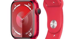 MRXG3QA/A /Apple Watch Series 9 GPS 41mm (PRODUCT)RED Aluminium Case with (PRODUCT)RED Sport Band - Red / 9 / 41MM