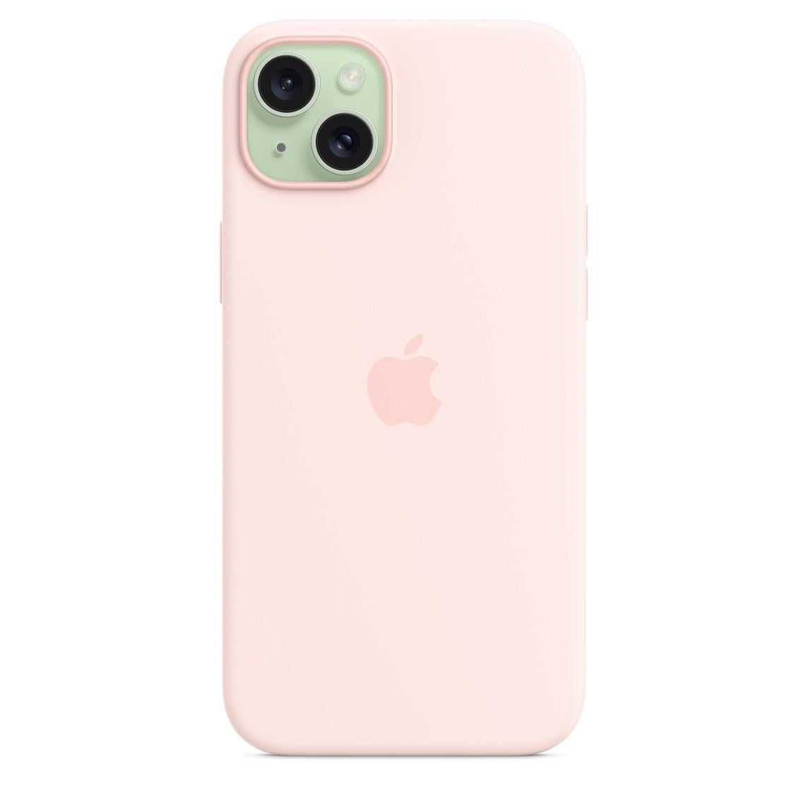 MT143ZM/A /iPhone 15 Plus Silicone Case with MagSafe - Light Pink Pink / Device / -