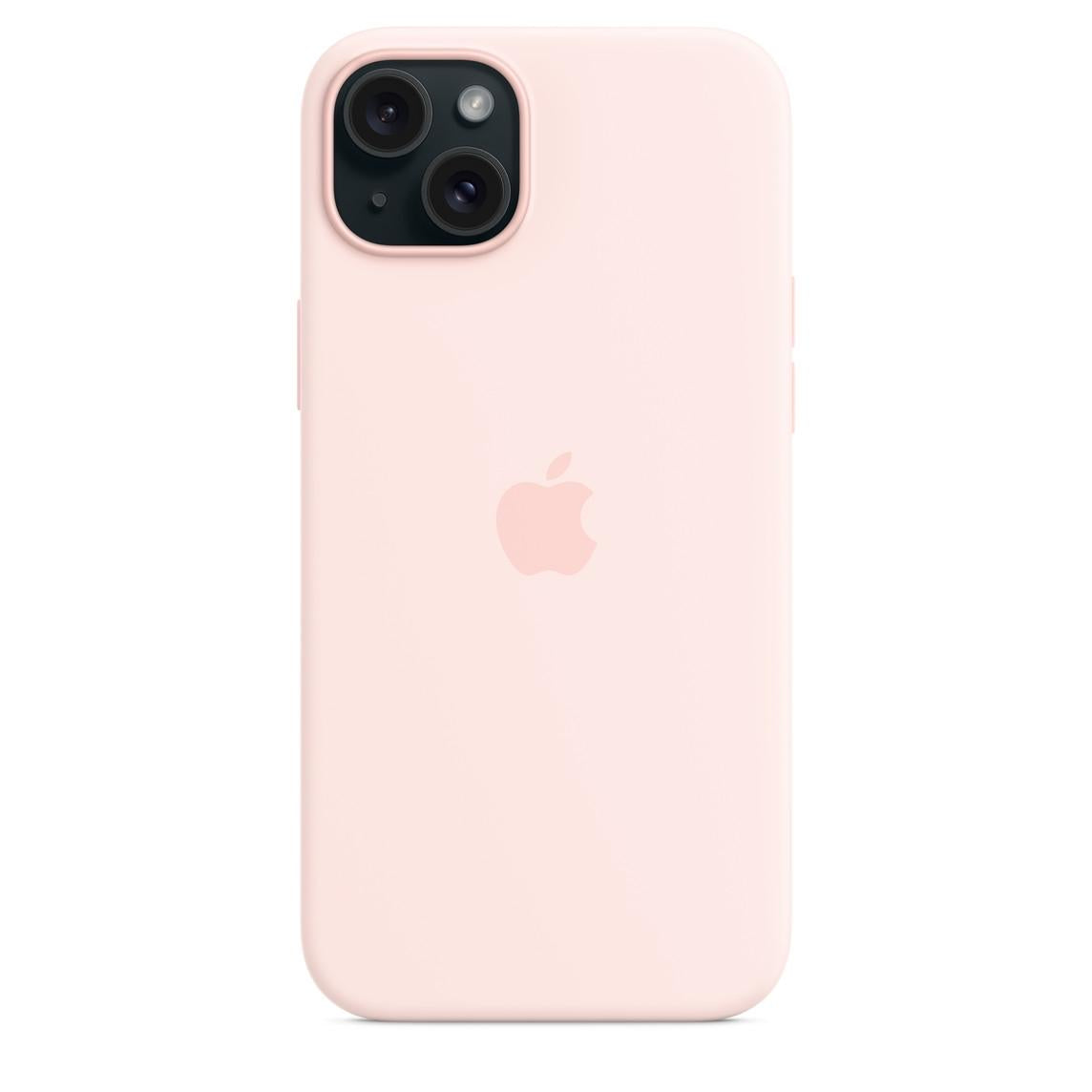 MT143ZM/A /iPhone 15 Plus Silicone Case with MagSafe - Light Pink Pink / Device / -