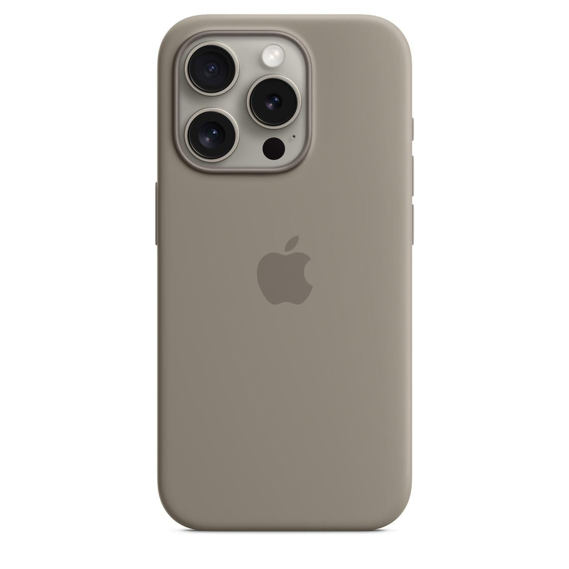 Iphone 15 Pro Silicone Case With Magsafe - Clay