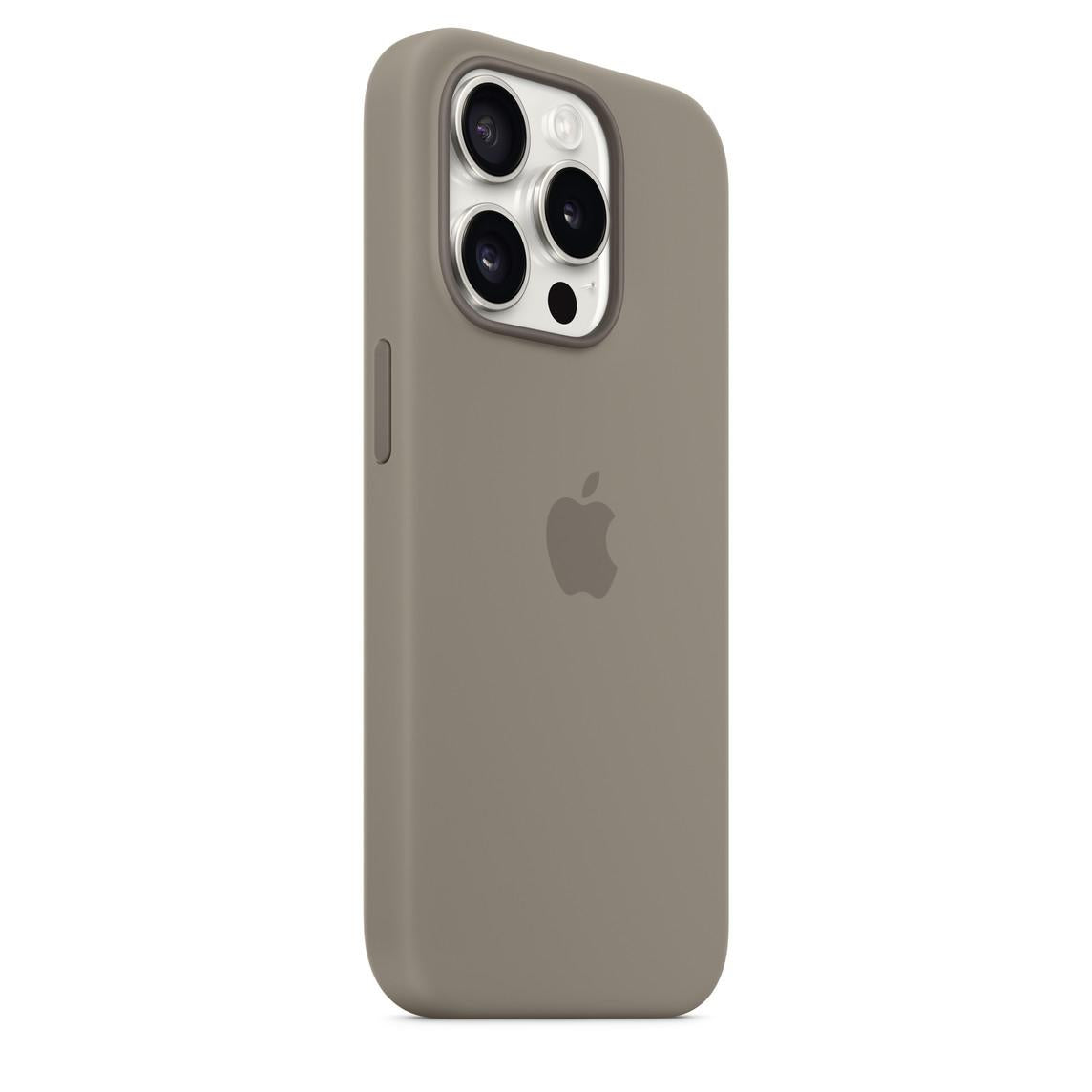 MT1E3ZM/A /iPhone 15 Pro Silicone Case with MagSafe - Clay Clay / Device / -