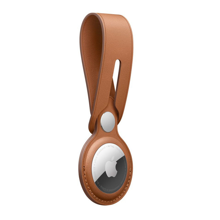 MX4A2ZM/A/Apple AirTag Leather Loop - Saddle Brown